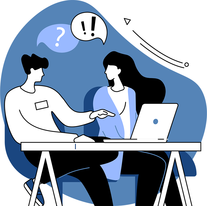 talking to each other vector art